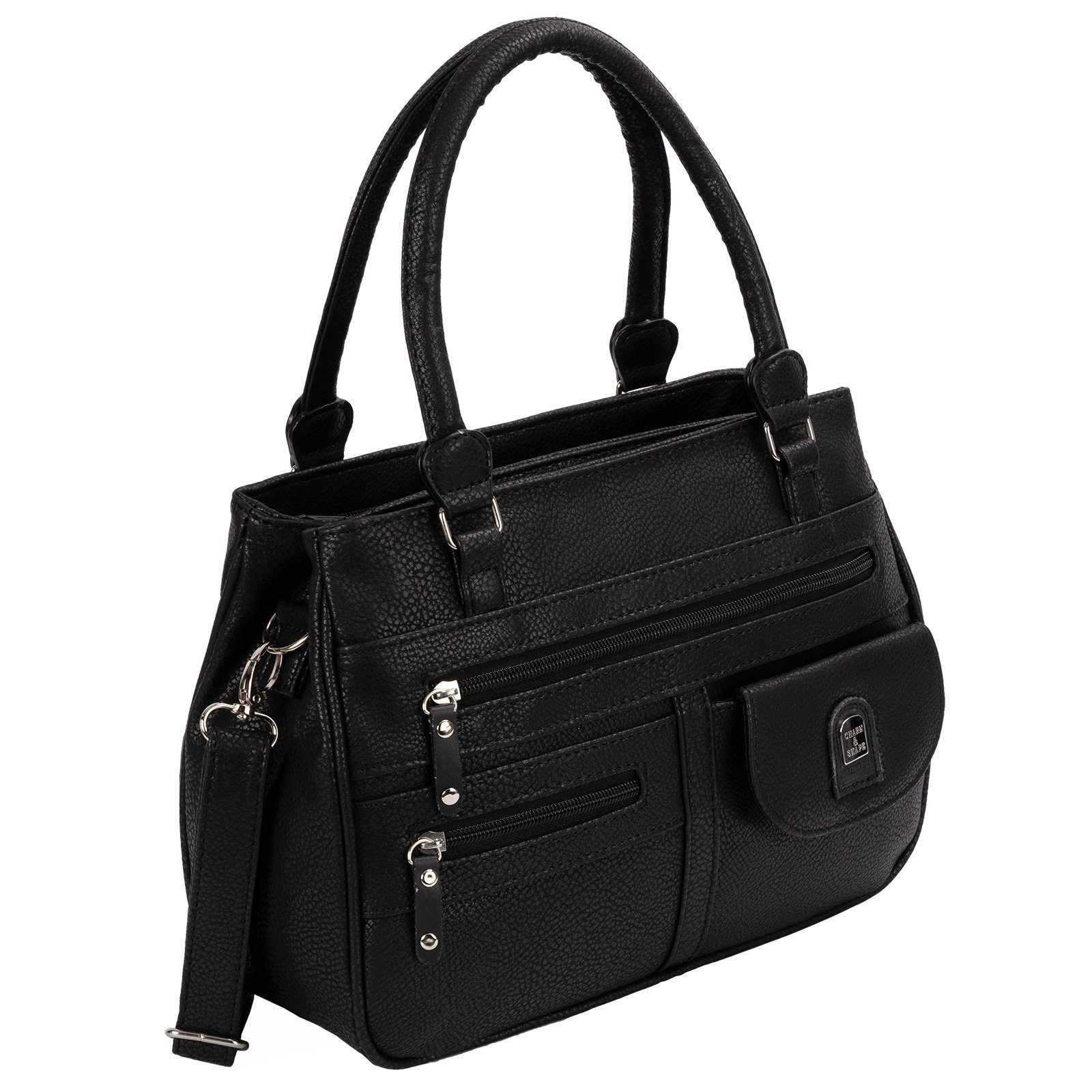 Umhängetasche Damen Tasche Schultertasche Umhängetasche Leder Optik Handtasche