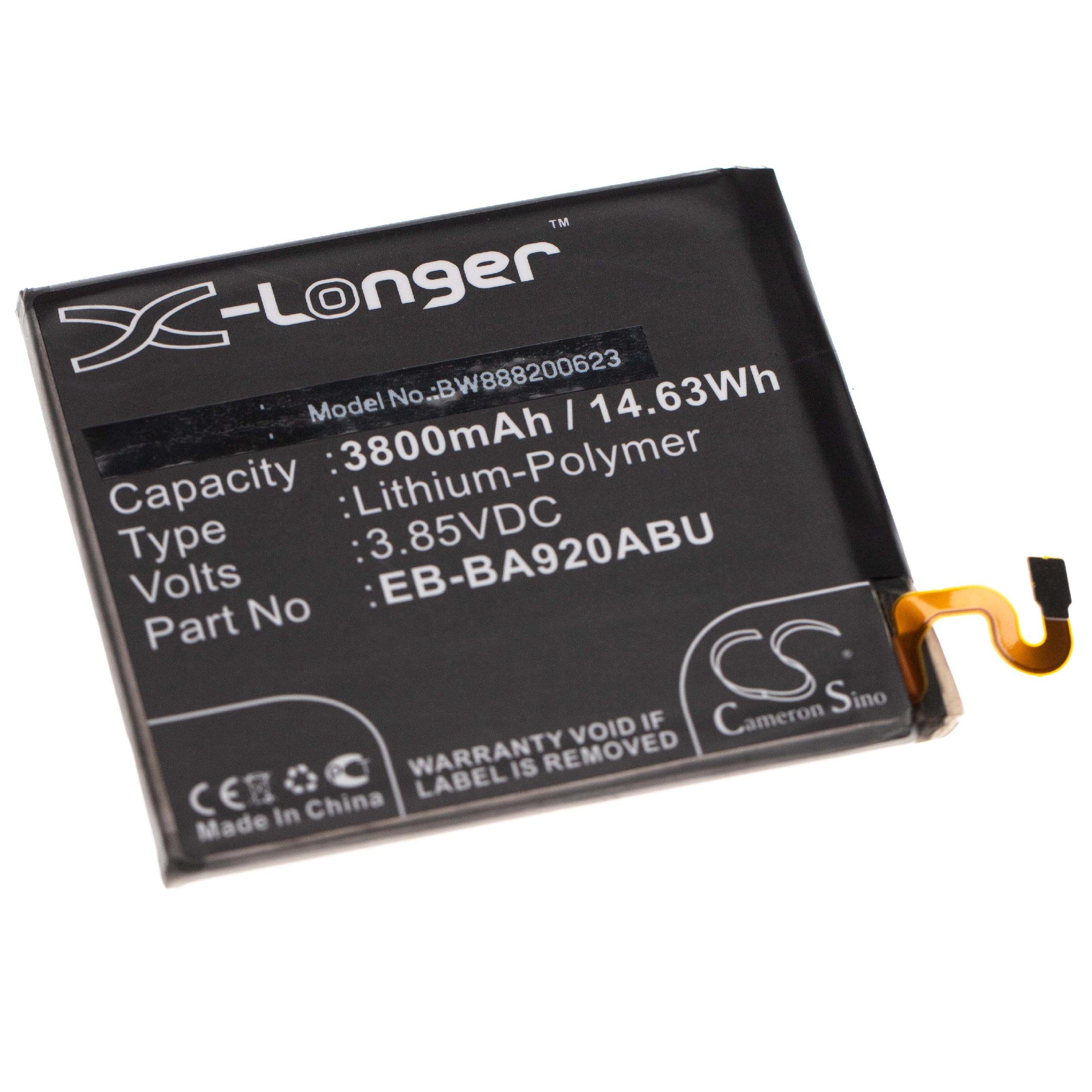 vhbw Ersatz für Samsung GH82-18306A, EB-BA920ABU für Smartphone-Akku Li-Polymer 3800 mAh (3,85 V)