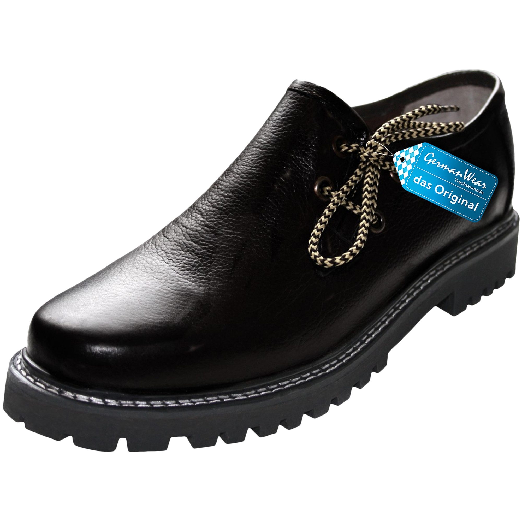 German Wear GW1800-GL Haferlschuh Glattlededer Trachtenschuhe Original-Handmachart Glattleder