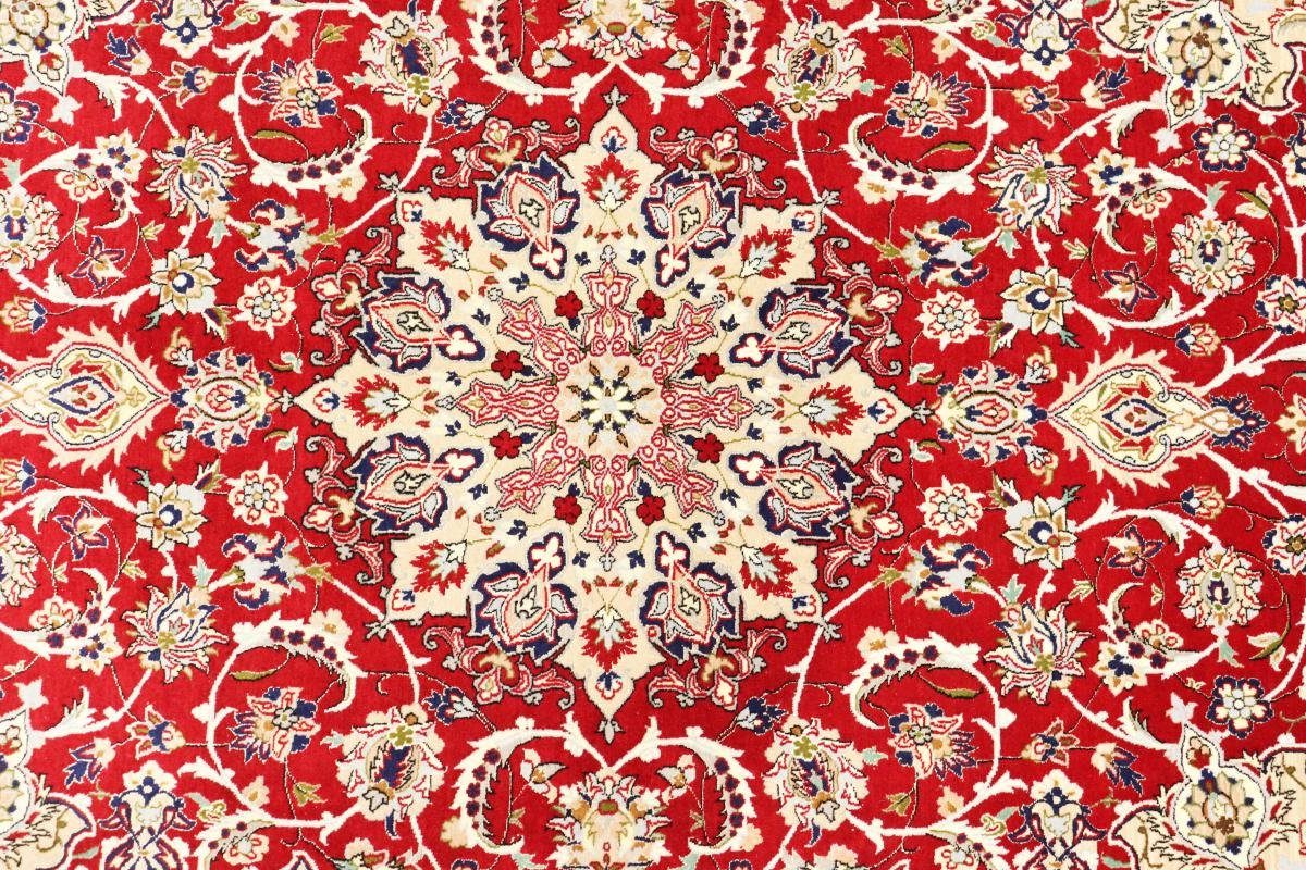 Orientteppich Isfahan Handgeknüpfter Höhe: rechteckig, Trading, 6 Nain mm Seidenkette 161x242 Orientteppich