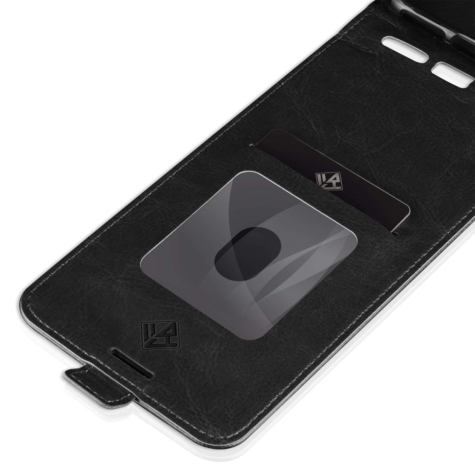 Tec-Expert Handyhülle Klapp Hülle für Samsung Galaxy A21S 6.5 Zoll, 6.5", Tasche Klapphülle Case mit Kartenfach Fliphülle vertikal