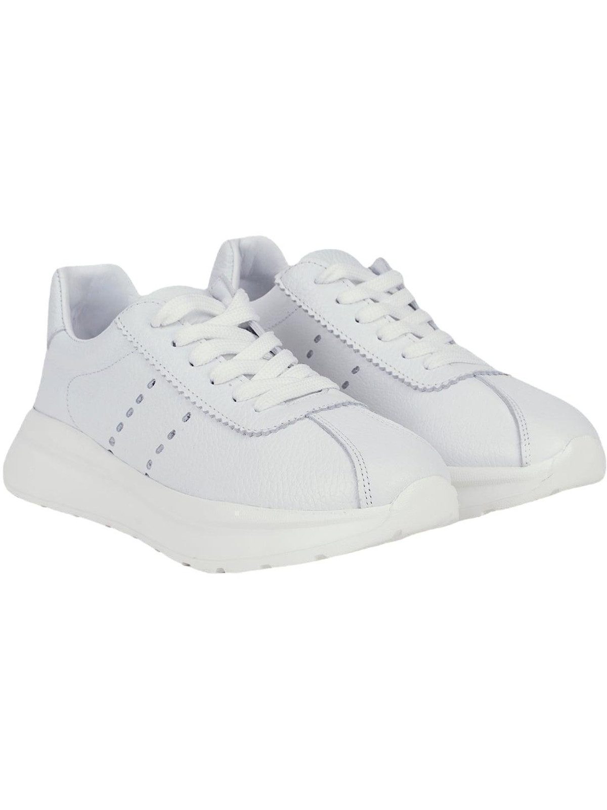 DESA Damen-Plateau-Sneaker aus Leder Sneaker