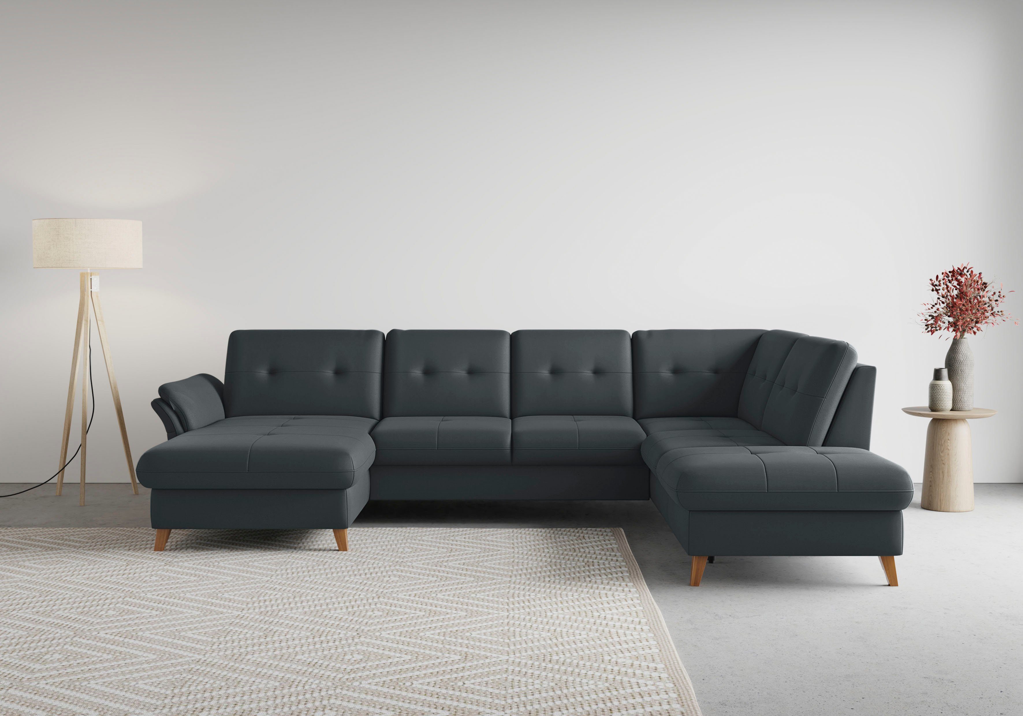 sit&more Wohnlandschaft Göteborg, inkl. Sitztiefenverstellung, wahlweise mit Bettfunktion & Bettkasten
