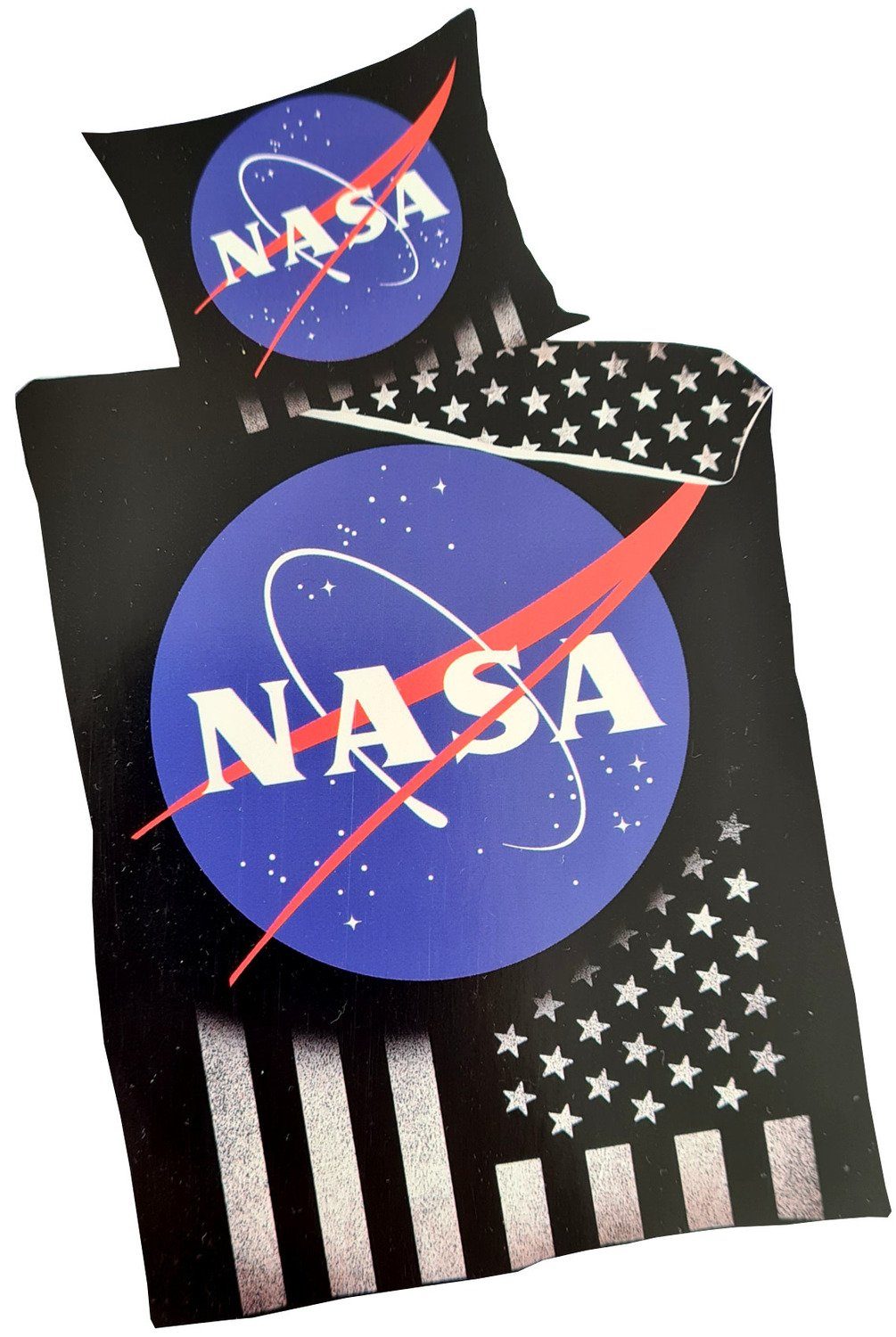 NASA Bettwäsche NASA Kinderbettwäsche 135x200cm Baumwolle, günstig online kaufen