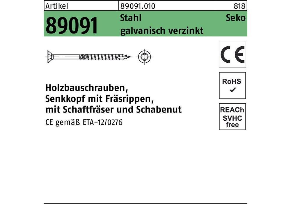 Index d93312040-Vollgewinde Sechskant Schraube METRICO din-933 verzinkt M12 x 40