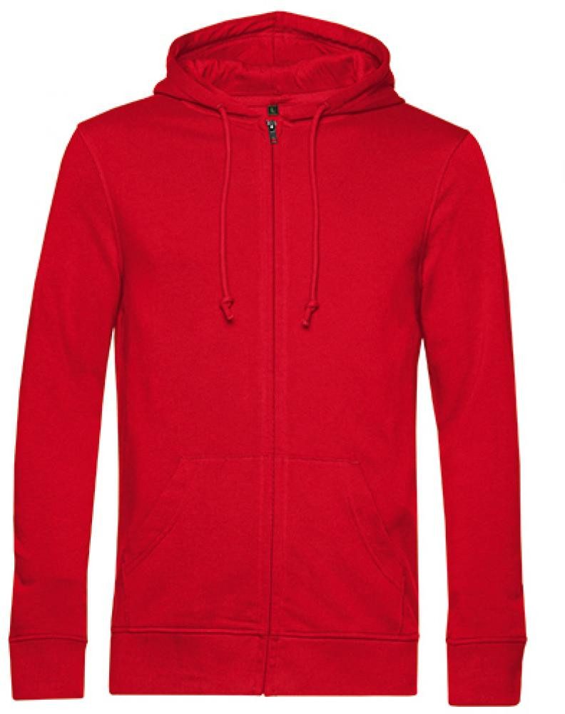 B&C Kapuzensweatjacke Organic Zipped Hood Jacket, gekämmte Bio-Baumwolle