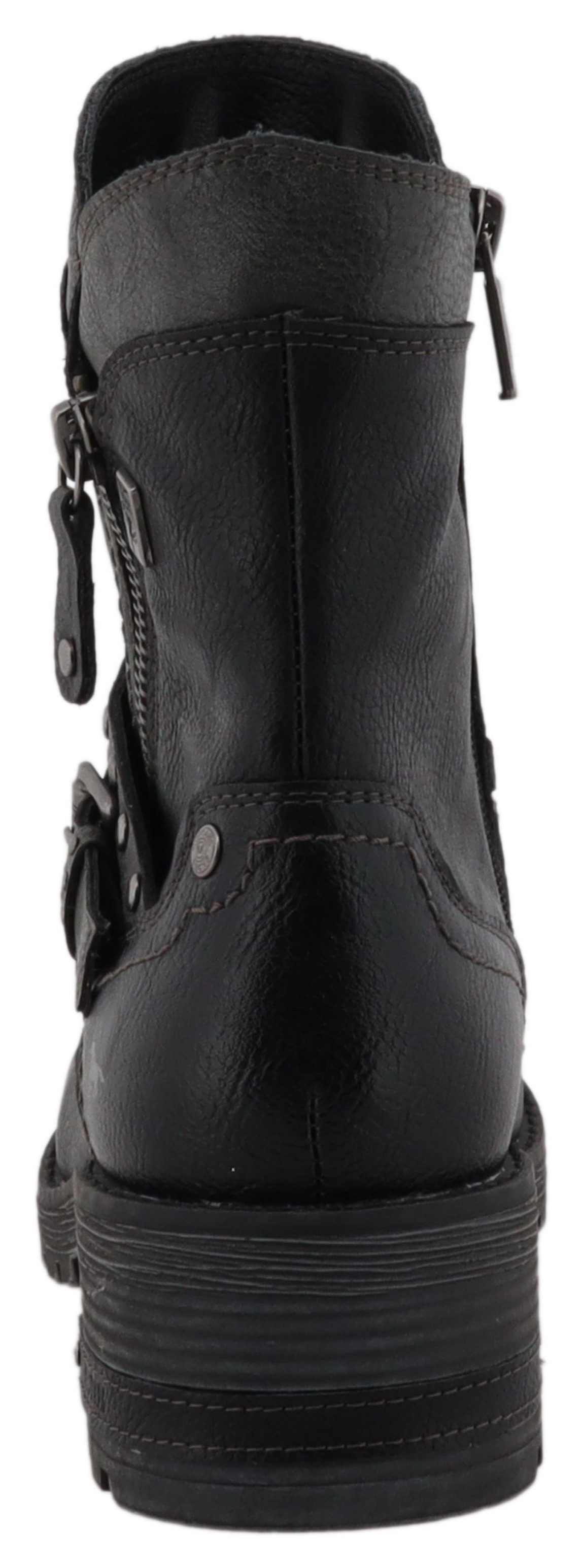 Mustang Shoes Haukea Winterboots Biker Boots mit Blockabsatz und TEX-Membrane