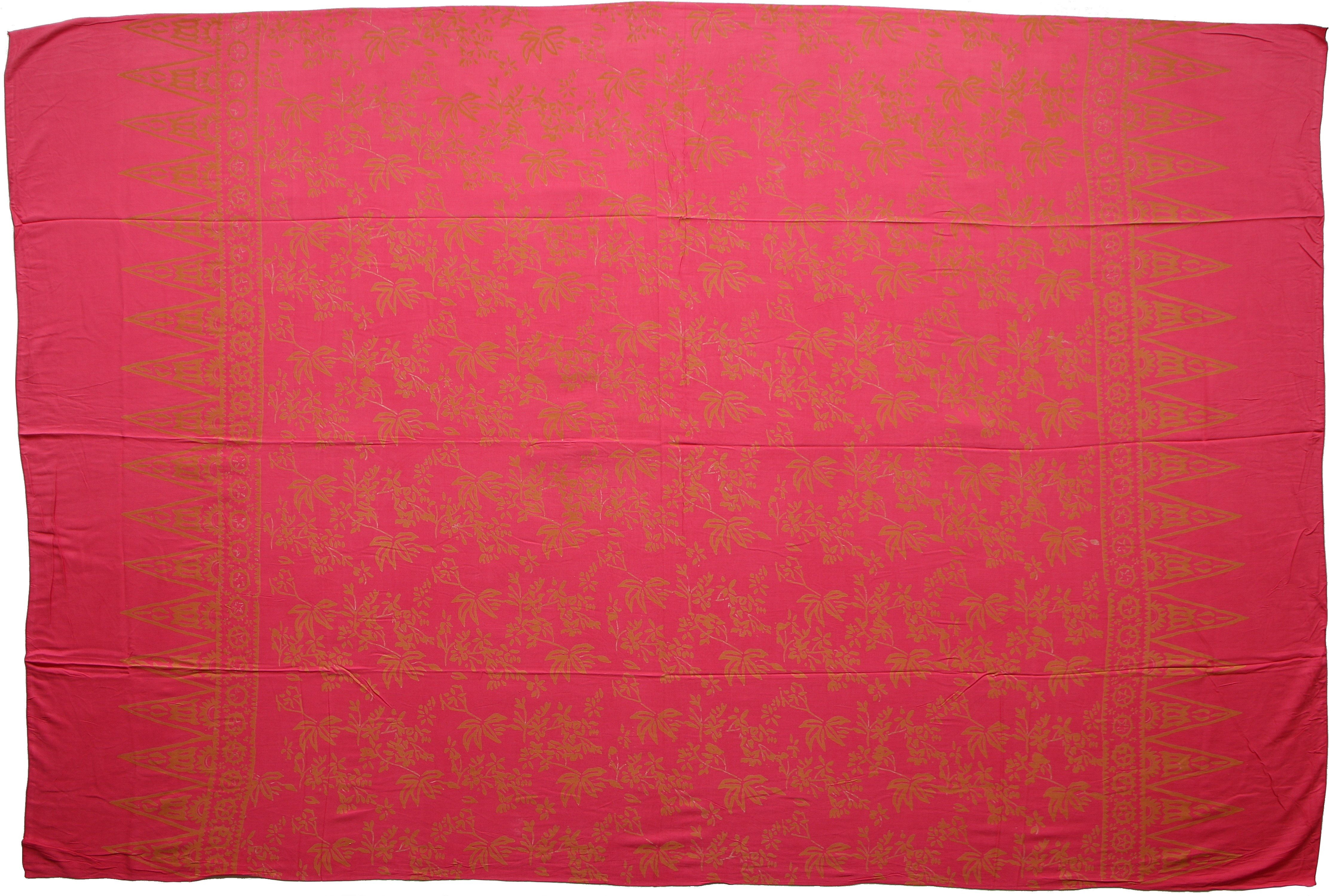Sarong blickdichter Sarong rosa pink als Strandtuch Strandkleid Wickelrock