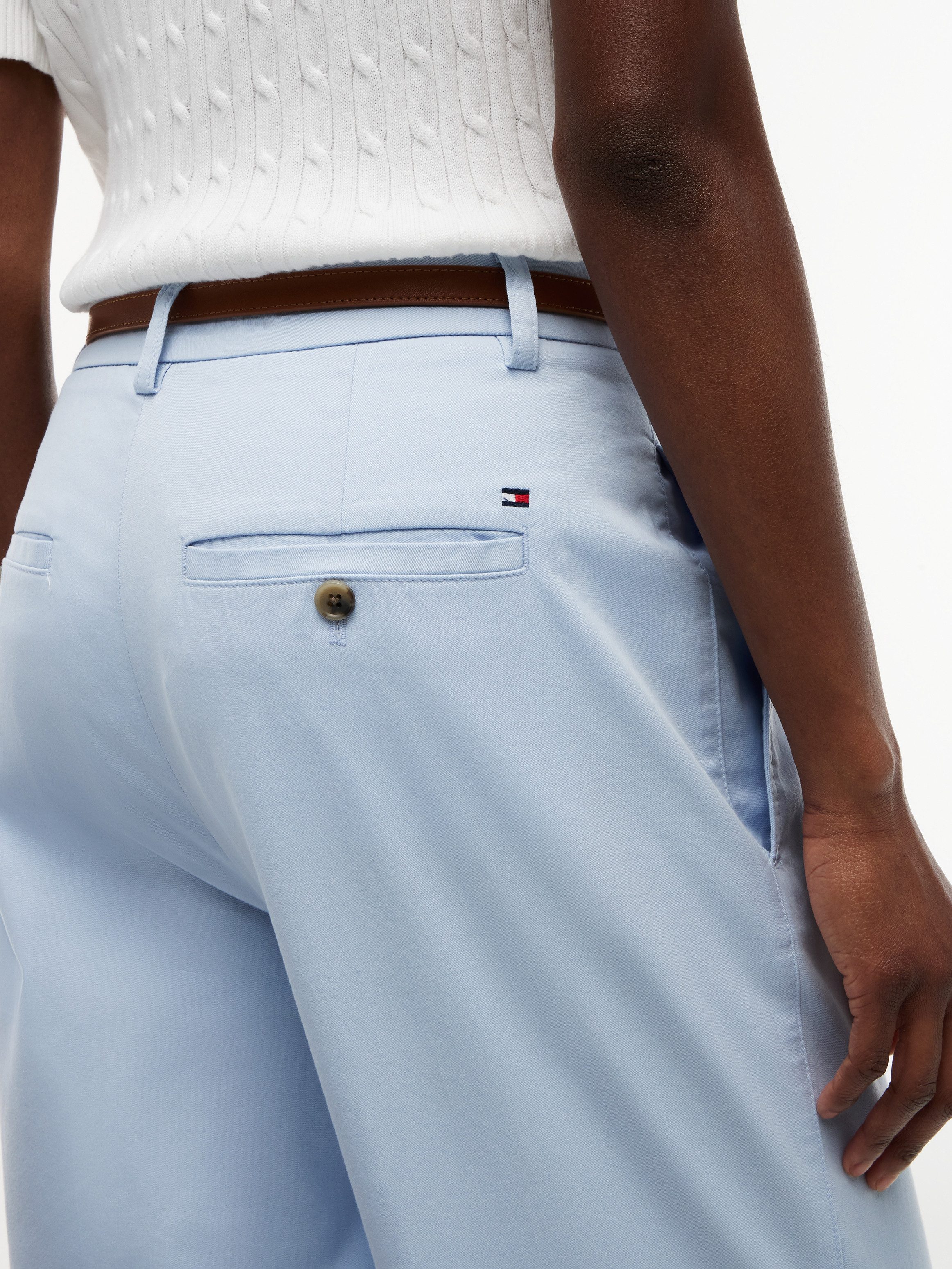 Tommy Hilfiger Chinohose COTTON SLIM STRAIGHT CHINO Baumwollmischung, straight fit