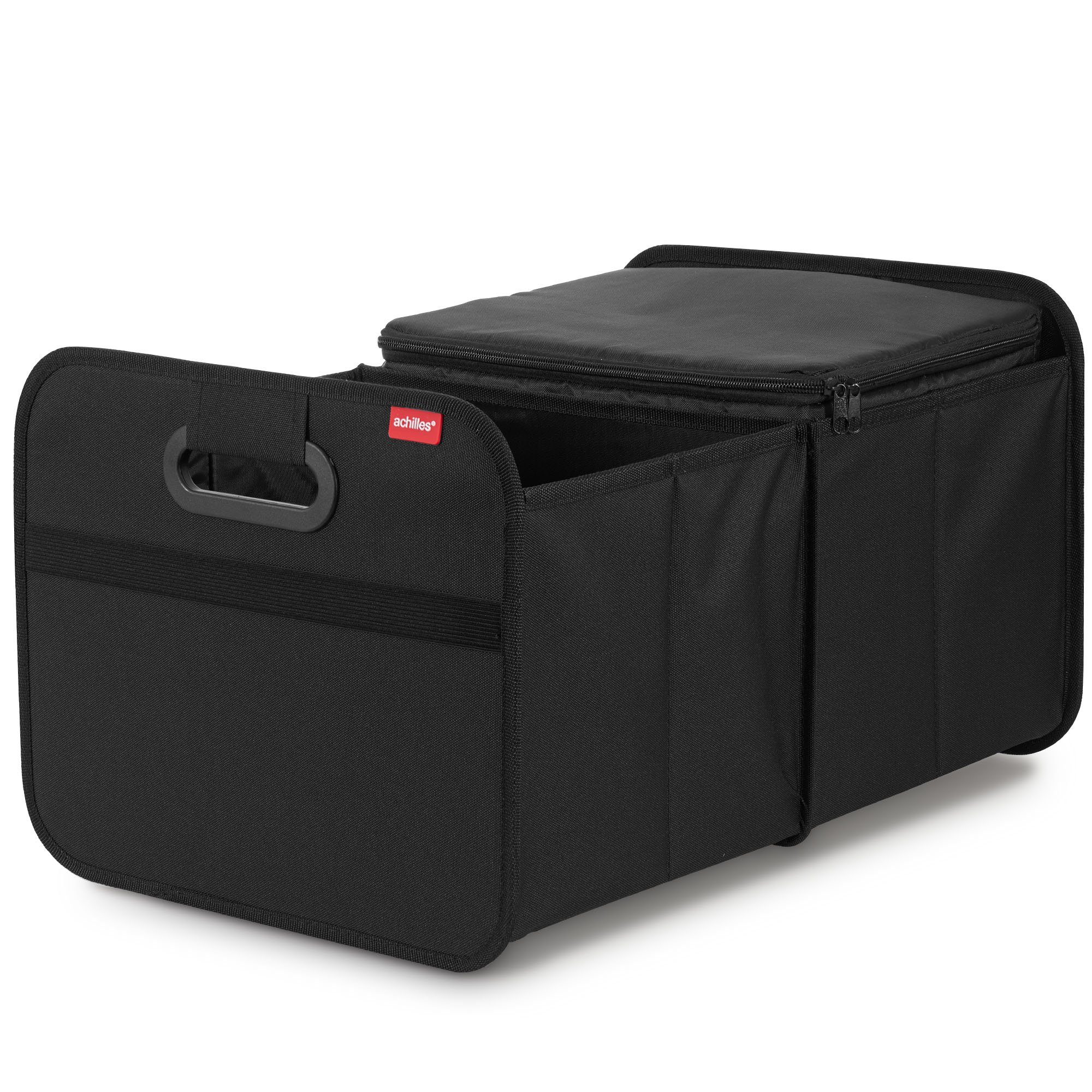achilles Klappbox Auto Faltbox mit Kühleinsatz, Faltbare Kühlbox, Kofferraum-Organizer, 40 l
