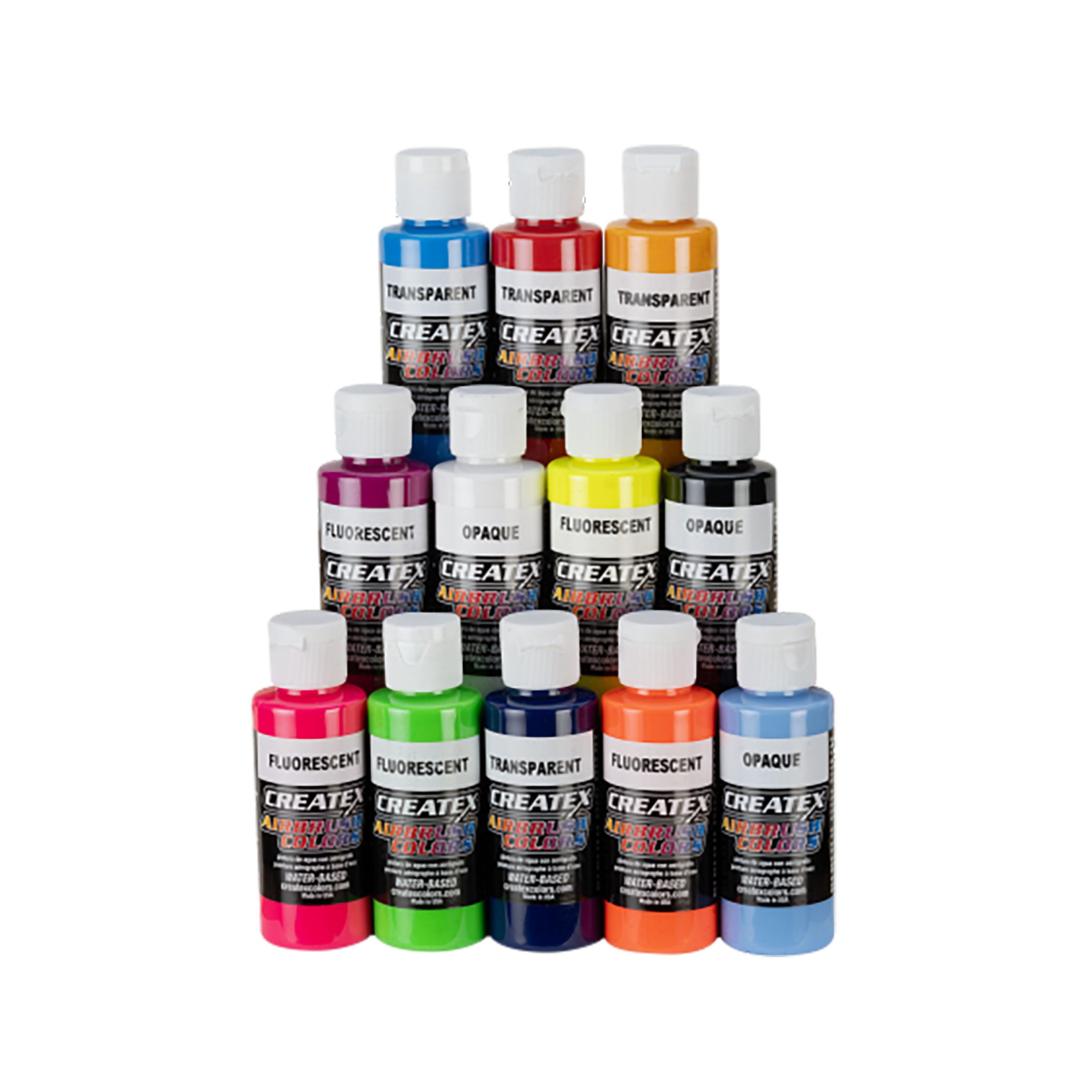 Createx Colors Acrylfarbe 5818 Summer Hues Set 12 x 60 ml Airbrush Farbe Set