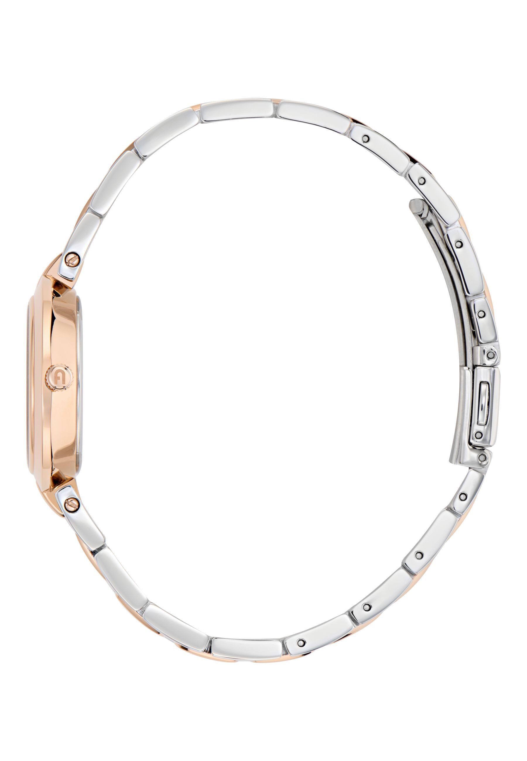 Furla Quarzuhr FURLA LOGO LINKS, (1-tlg., Not a set – not applicable to this product), Quarz-Analoguhr