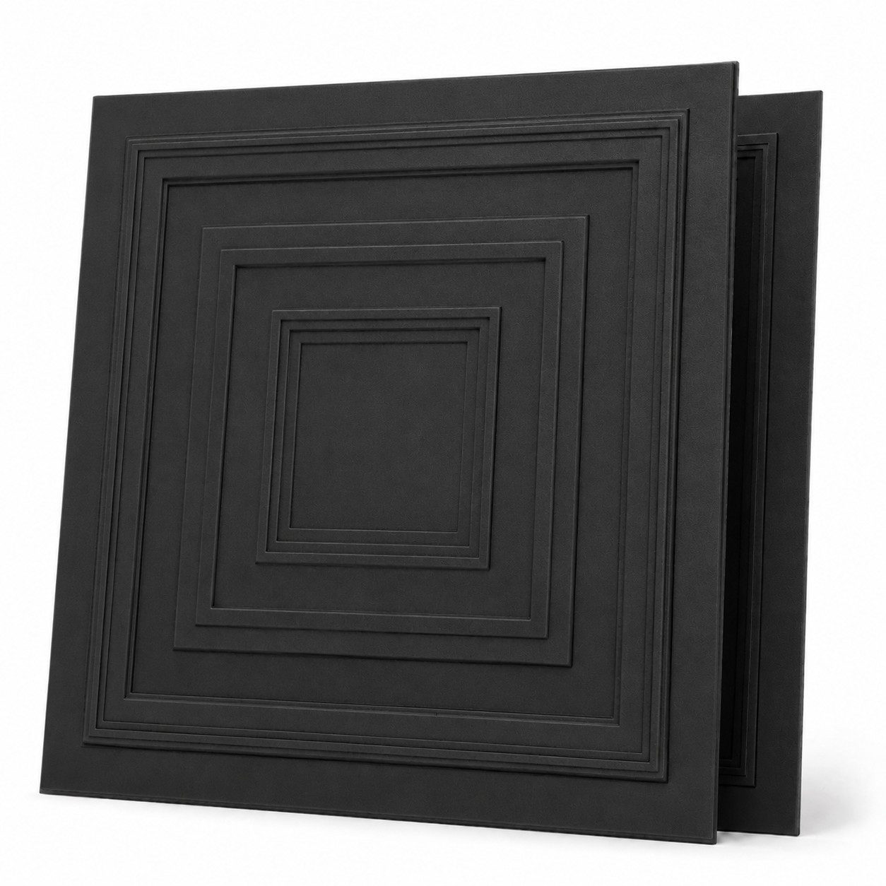 IKHEMalarka 3D Wandpaneel aus Polystyrol Styropor XPS 2m² = 8 Stück, BxL: 50,00x50,00 cm, 0,25 qm, (Platten XPS, Polystyrol Paneele) Paneelen für Decke & Wand