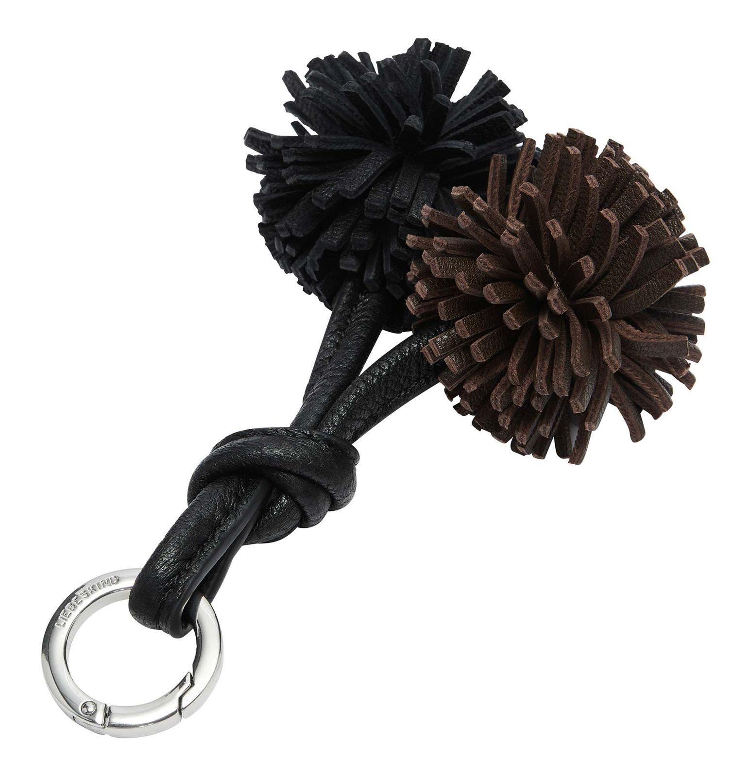 Liebeskind Berlin Schlüsselanhänger Pom Pom Keyring, aus echtem Leder