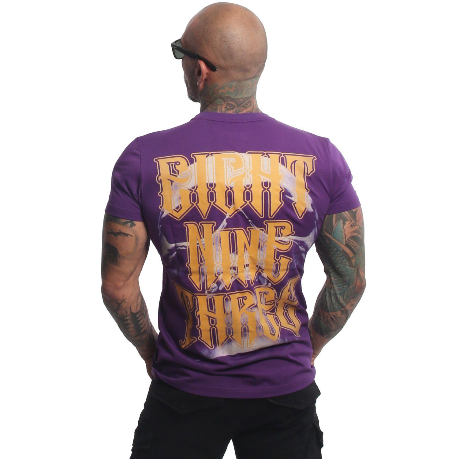 YAKUZA T-Shirt Ghost violet Skull prism