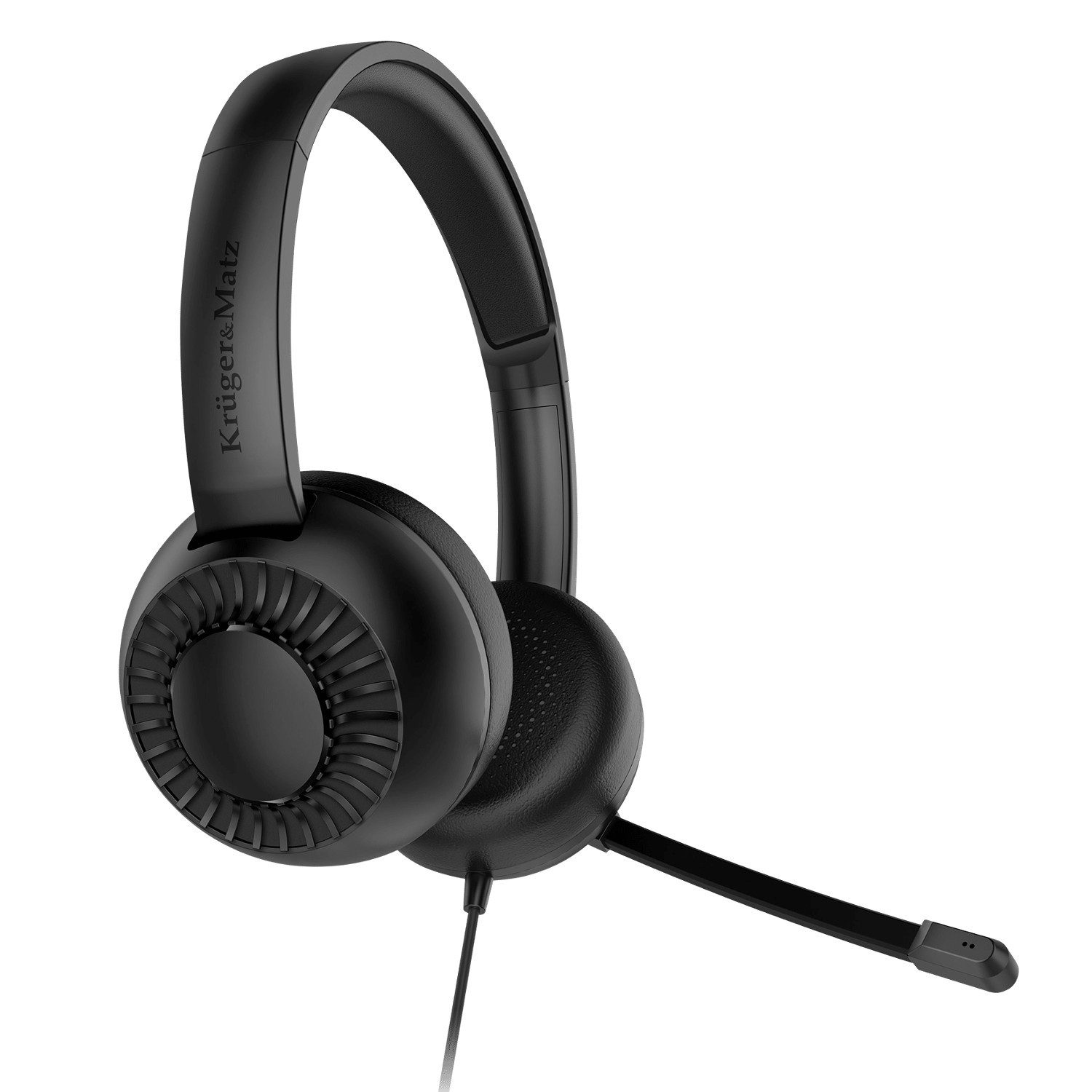 Krüger & Matz abelgebundene Over-Ear-Kopfhörer mit Mikrofon KM0661 Kopfhörer (3,5-mm-Klinkenstecker)