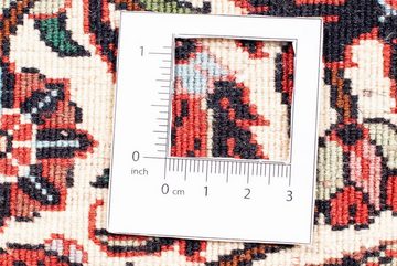 Orientteppich Perser - Bidjar rund - 160 x 160 cm - dunkelrot, morgenland, rund, Höhe: 15 mm, Wohnzimmer, Handgeknüpft, Einzelstück mit Zertifikat