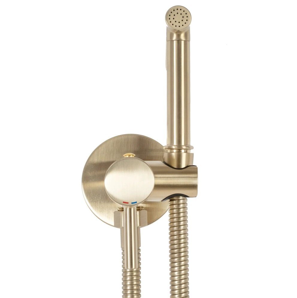 wohnwerk.idee Bidetarmatur Bidet Intimdusche Gold Matt günstig online kaufen