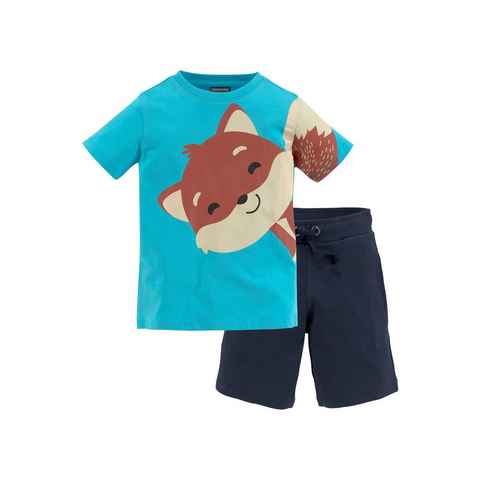KIDSWORLD Shirt & Hose Fuchs (Spar-Set, 2-tlg) T-Shirt & Sweatbermudas im Set