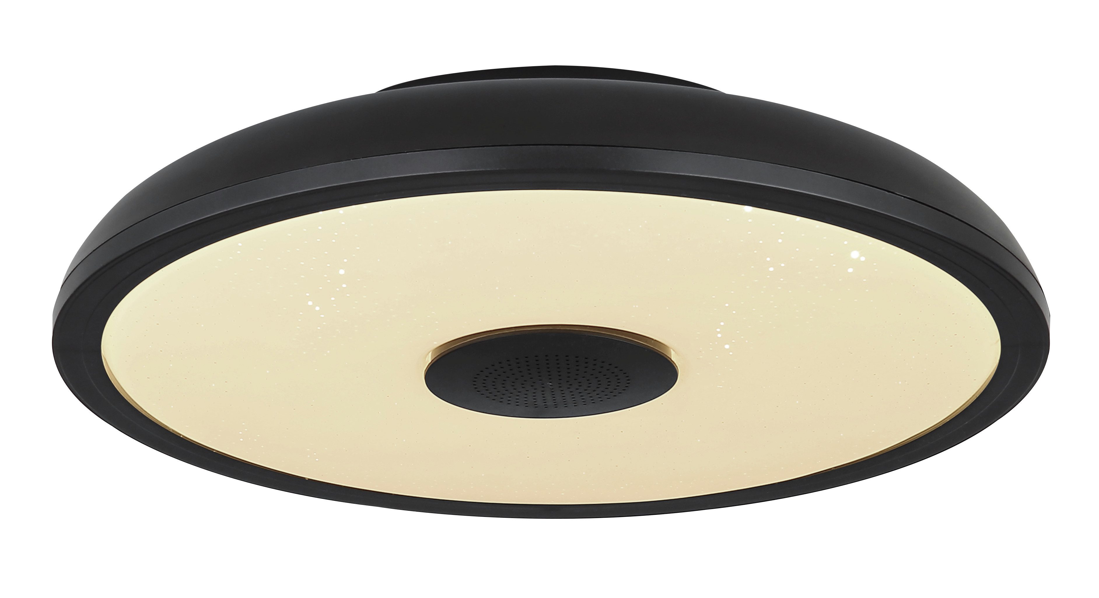 GLOBO LIGHTING LED Deckenleuchte RAFFY, Bluetooth, Dimmfunktion, Farbwechsel, Memoryfunktion, Nachtlichtfunktion, RGB, mehrere Helligkeitsstufen, LED fest integriert, warmweiß - kaltweiß, Farbwechsel Rot-Grün-Blau, Lautsprecherfunktion