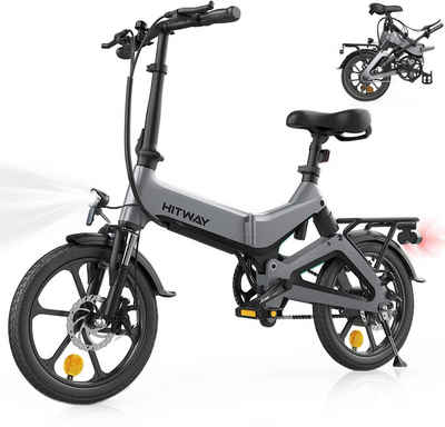 HITWAY E-Bike, Elektrofahrrad 16" 36V/7.8Ah 250W 35-70km Klappräder
