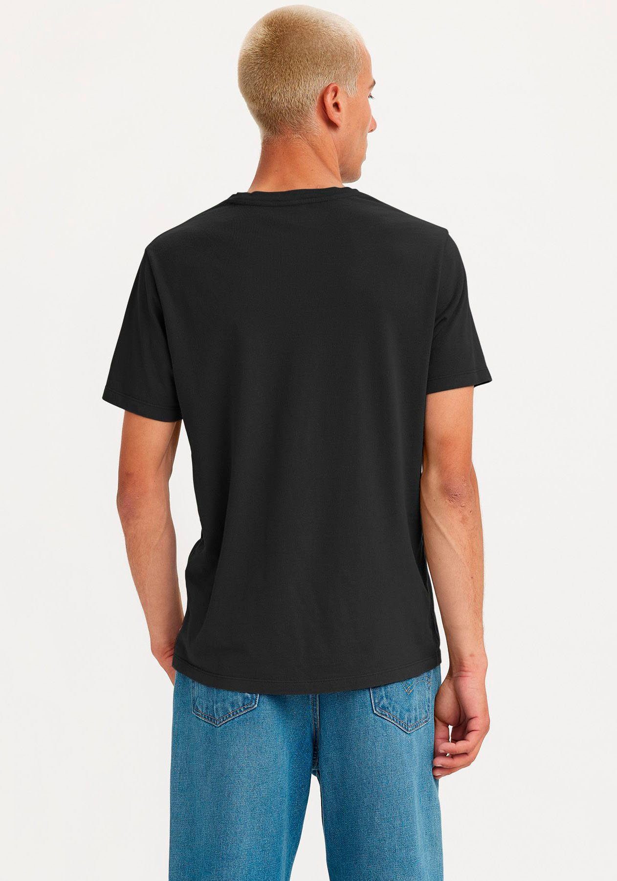 mit black CREWNECK Levi's® T-Shirt TEE Logo-Front-Print