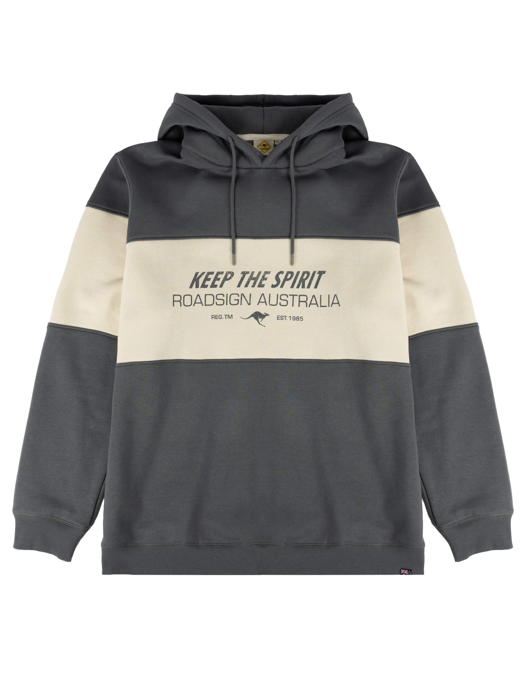 ROADSIGN australia Sweatshirt Urban Structure (1, 1-tlg., 1) Kontrast-Hoody für sportive Looks in der kühlen Jahreszeit