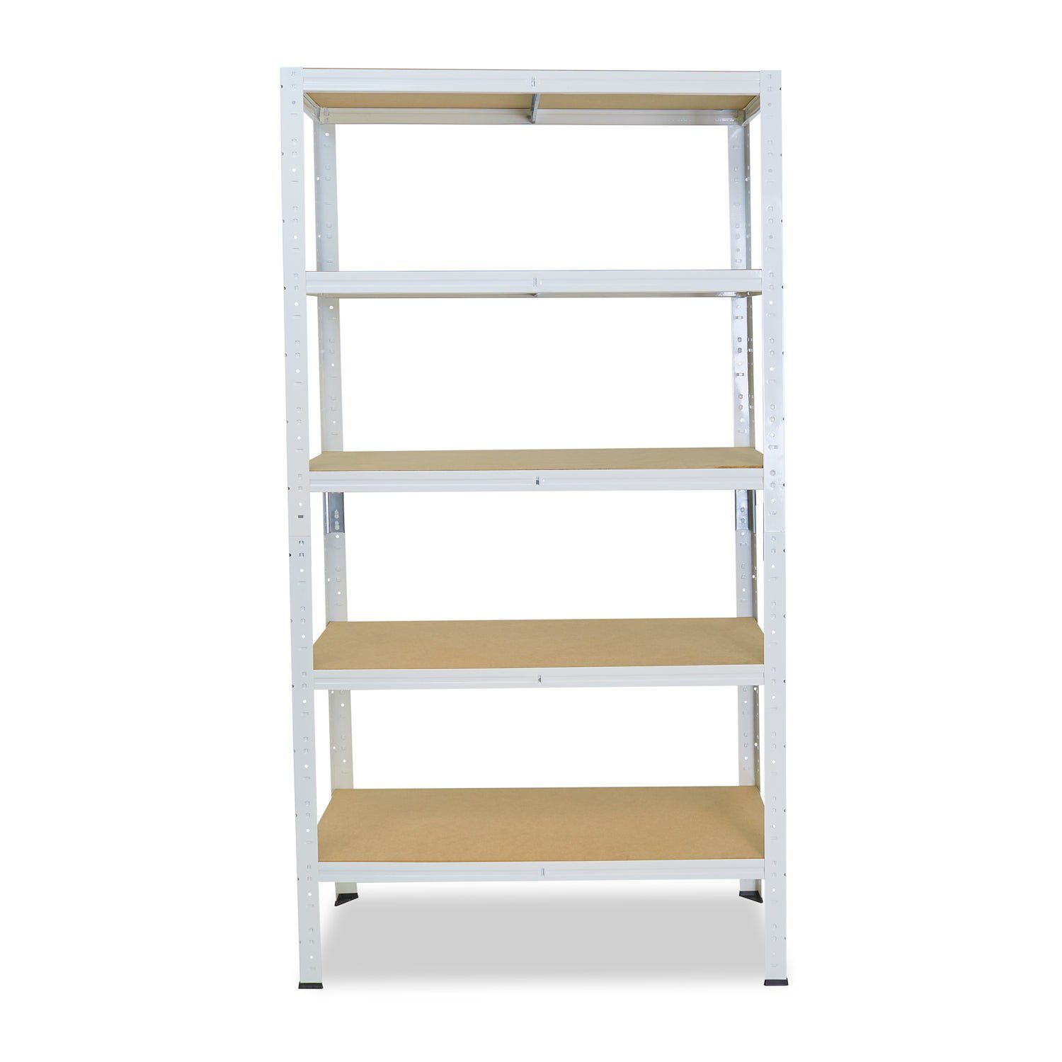 Böden, 5 Steckregal Garagenregal, shelfplaza Metallregal Werkstattregal HOME, als mit 180x60x30cm mit Metall Lagerregal, Tragkraft Schwerlastregal weiß, oder 175kg Kellerregal,