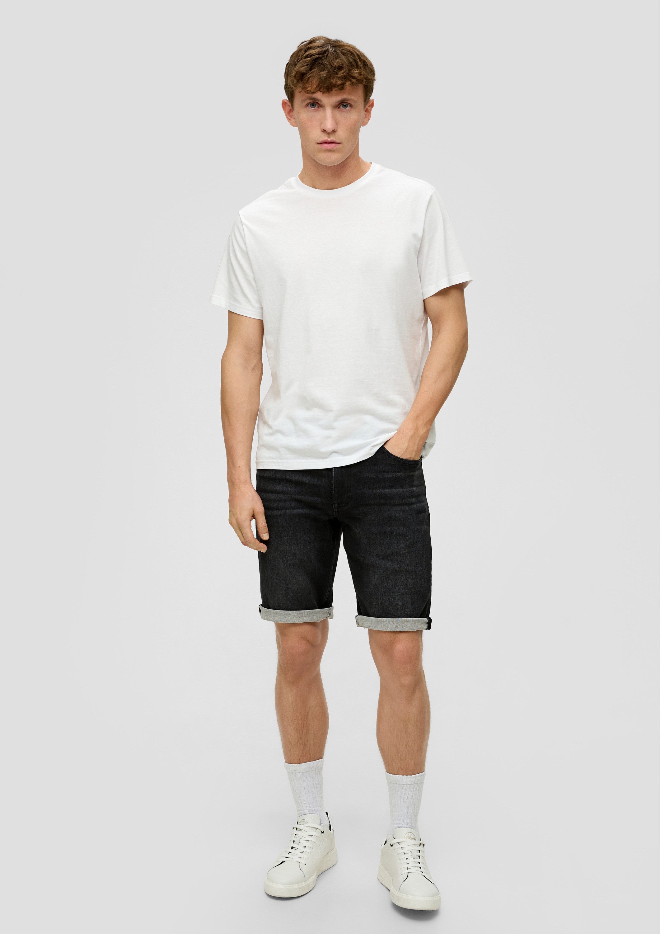 s.Oliver Jeansshorts Jeans-Hose MAURO Bermuda-Jeans / Regular Fit / Mid Rise / Straight Leg