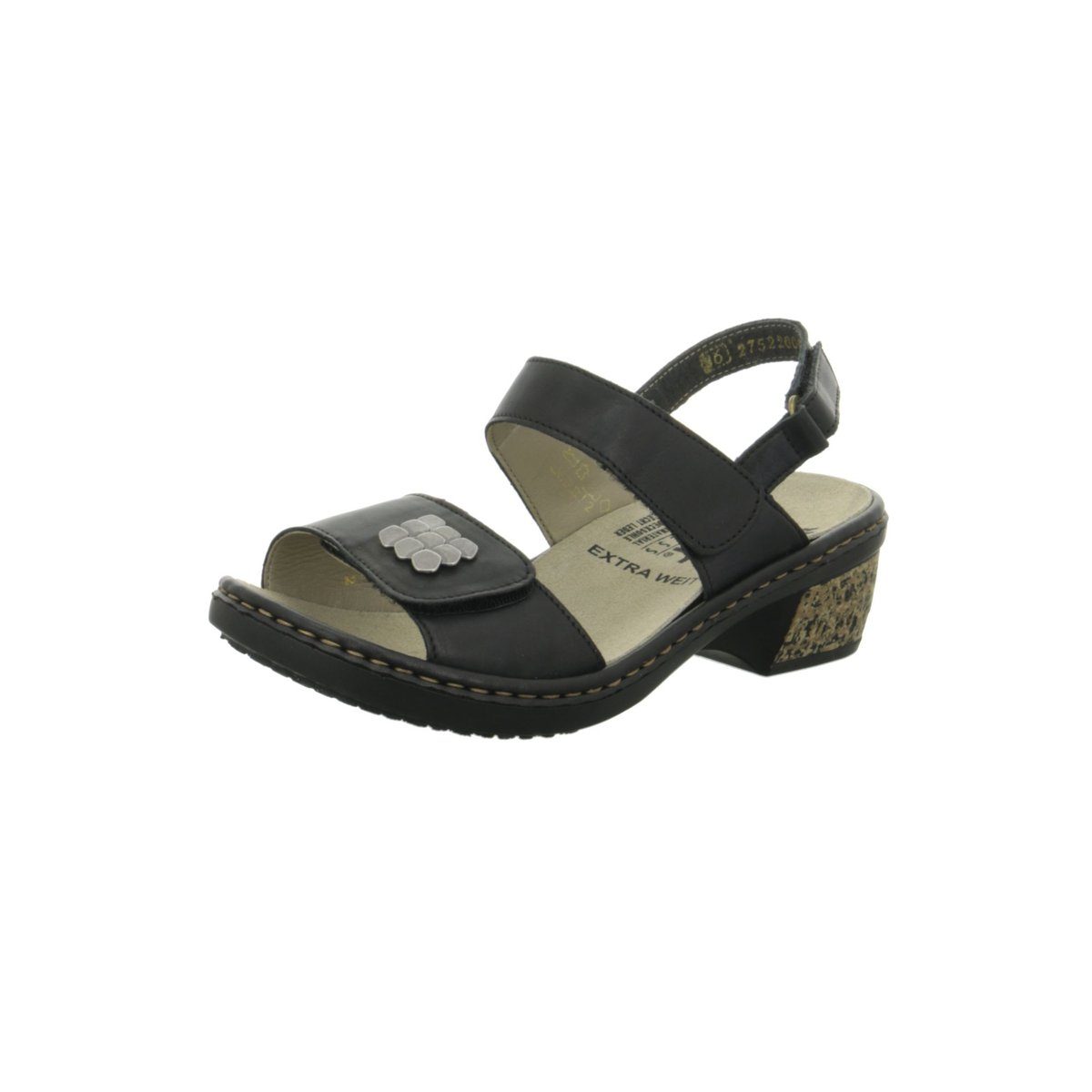 Rieker schwarz Sandale (1-tlg) | Riemchensandalen