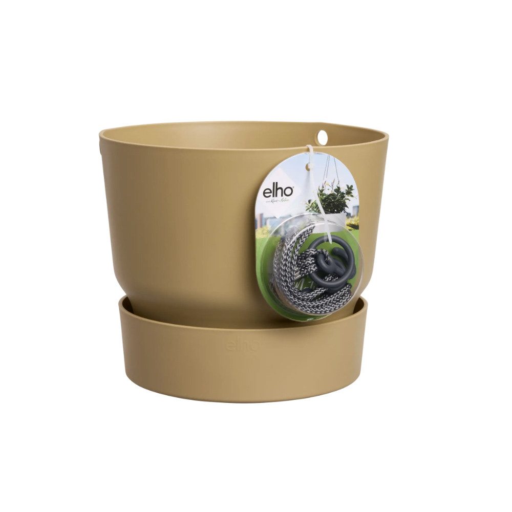 Elho Pflanzkübel greenville hängeampel 24cm goldener Sand