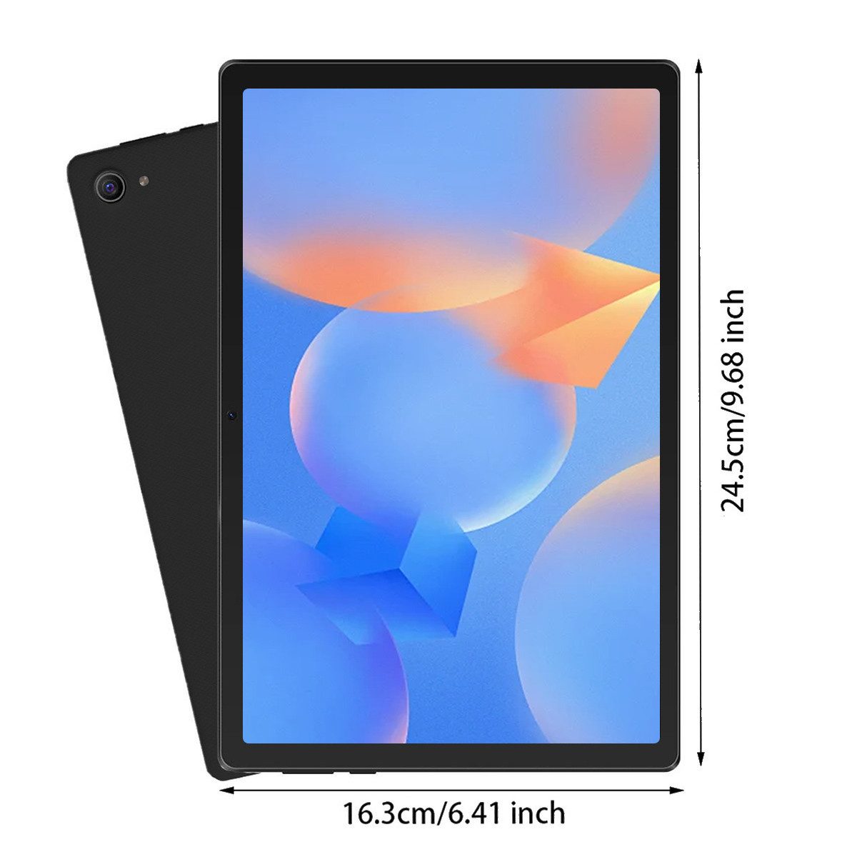 Happybe 10,1'' Android, 20(3+17)GB+64GB+1TB TF, 1280x800 HD IPS, Dual-Kamera Tablet (10,1", 64 GB, Android, mit Gesichtserkennung, 5G WiFi, Octa Core)