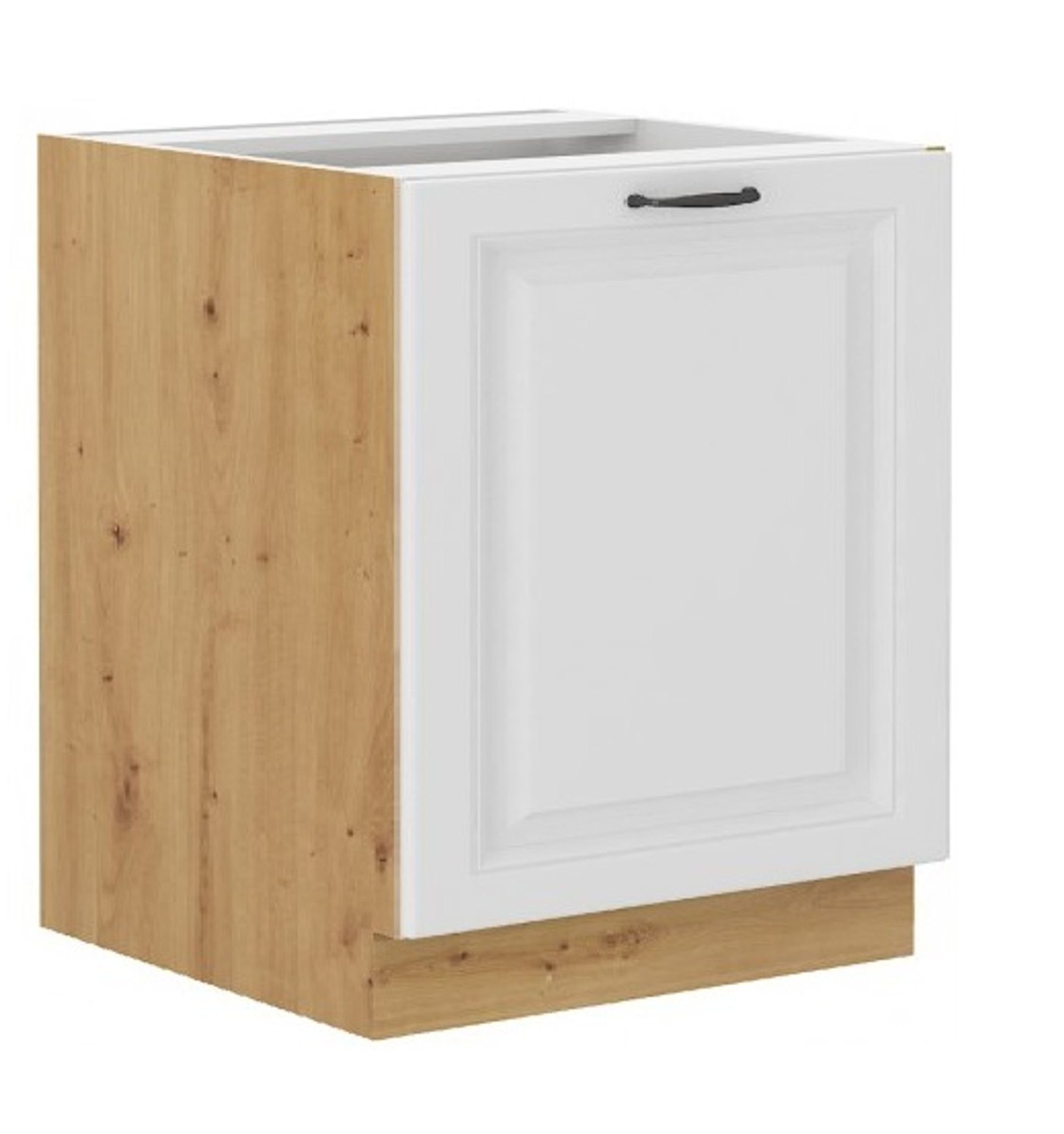 Küchen-Preisbombe Unterschrank 60 cm Küche Stilo Weiß Eiche Artisan Küchenz günstig online kaufen