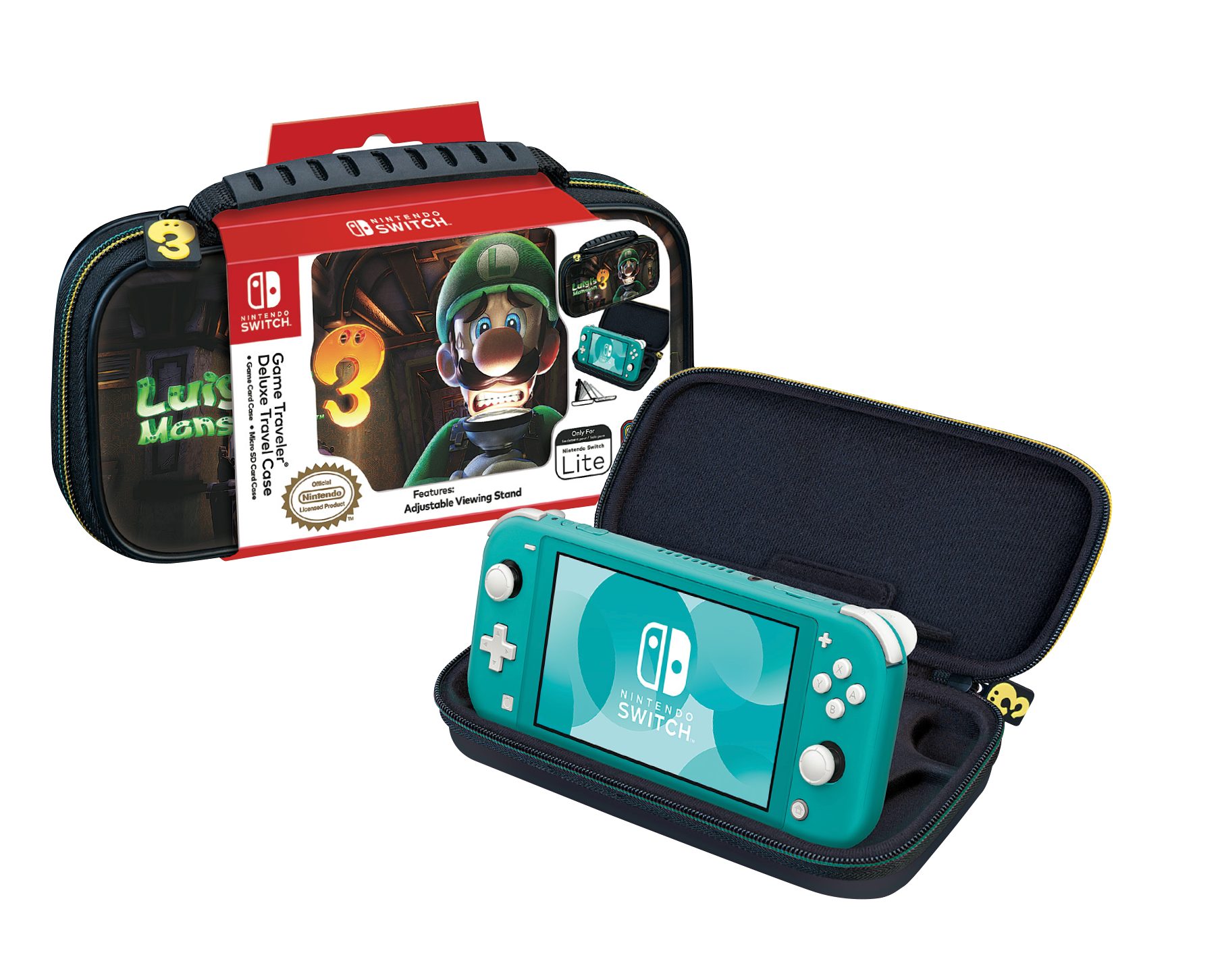 nacon Spielekonsolen-Tasche Switch Lite Travel Case Luigi's Mansion 3 NLS148L