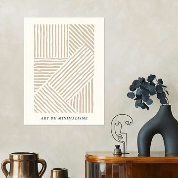 Posterlounge Poster TAlex, Art du Minimalisme II, Wohnzimmer Minimalistisch Grafikdesign
