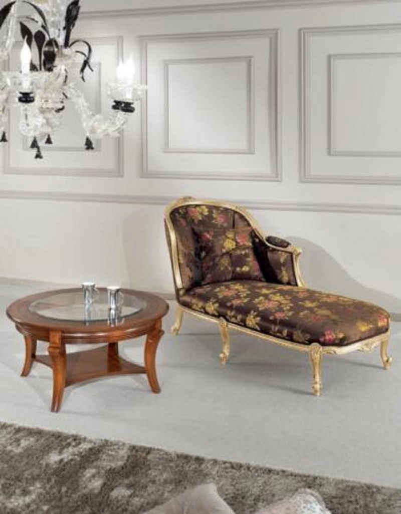 JVmoebel Wohnzimmer-Set Klassische Chaiselongue + Couchtisch Liege Italienische Möbel Tisch