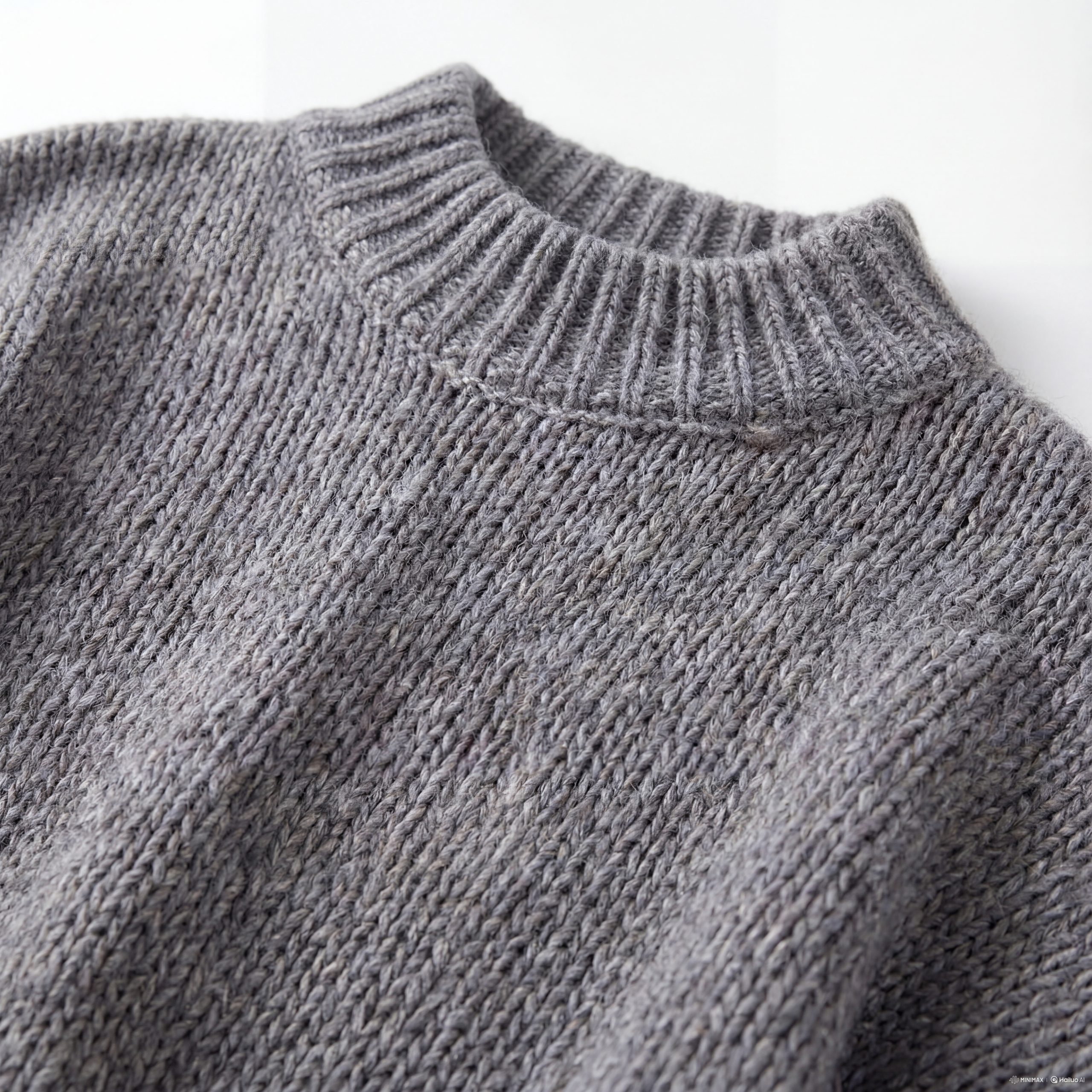 OriginalYou Strickpullover Damen Softstrick Pulli mit Mock Neck Kragen moderner Halb Kragen