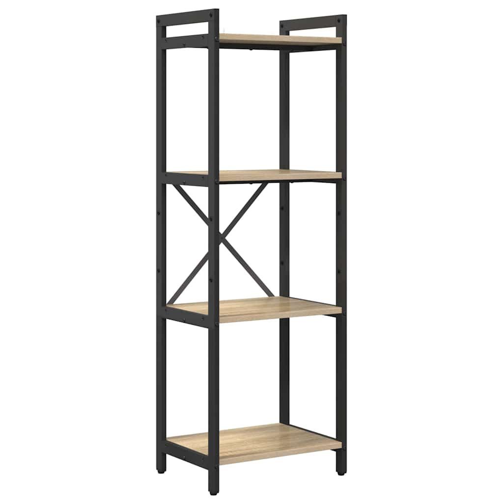 vidaXL Bücherregal Bücherregal Sonoma-Eiche 40 x 30 x 118 cm Holzwerkstoff, günstig online kaufen