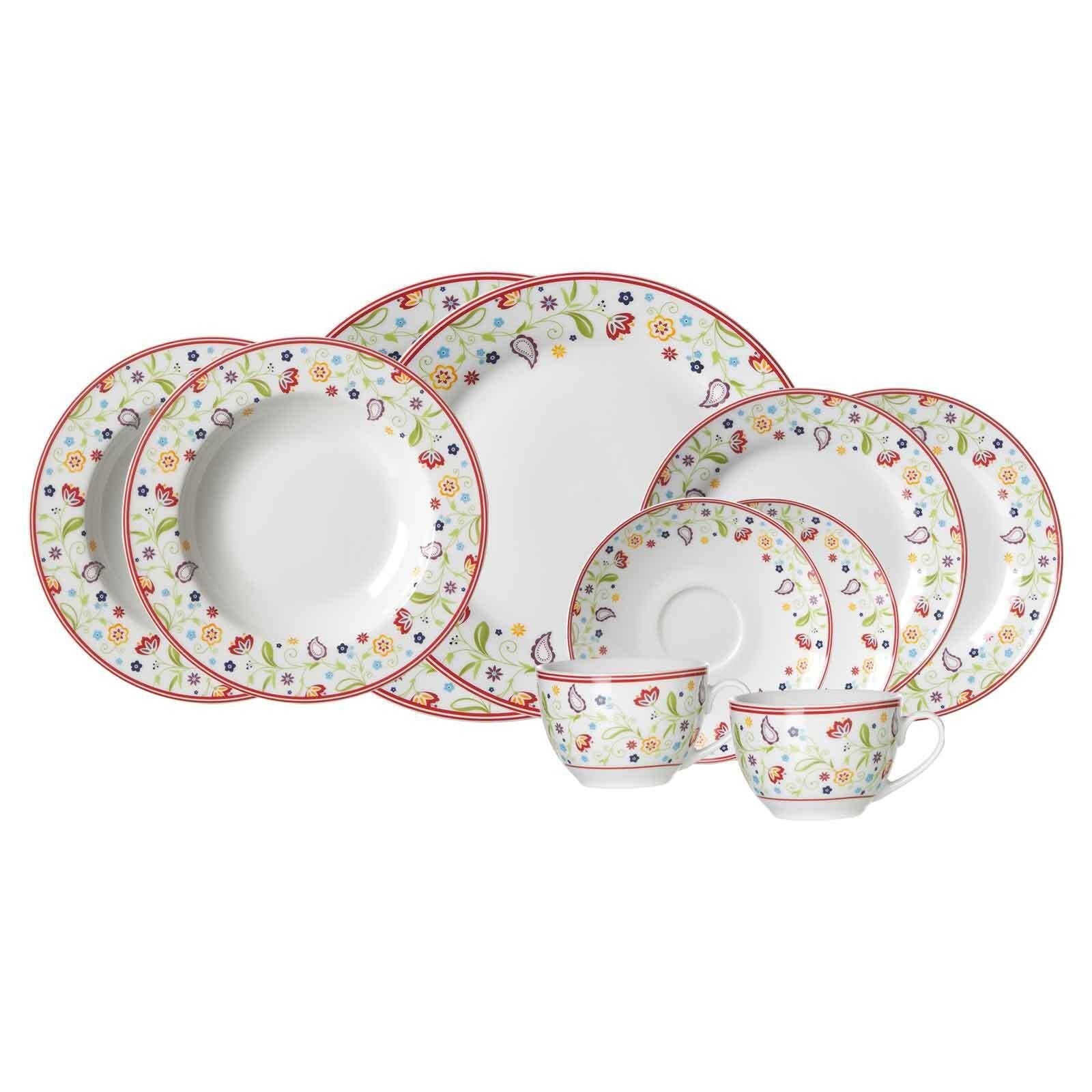 Ritzenhoff & Breker Kombiservice Shanti Doppio Kombiservice 10er Set (10-tlg), Porzellan