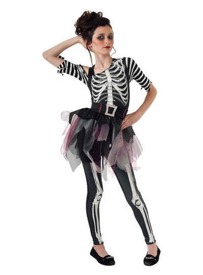 Rubie´s Kostüm Skelett Ballerina, Knochencooles Kostüm für den Totentanz!