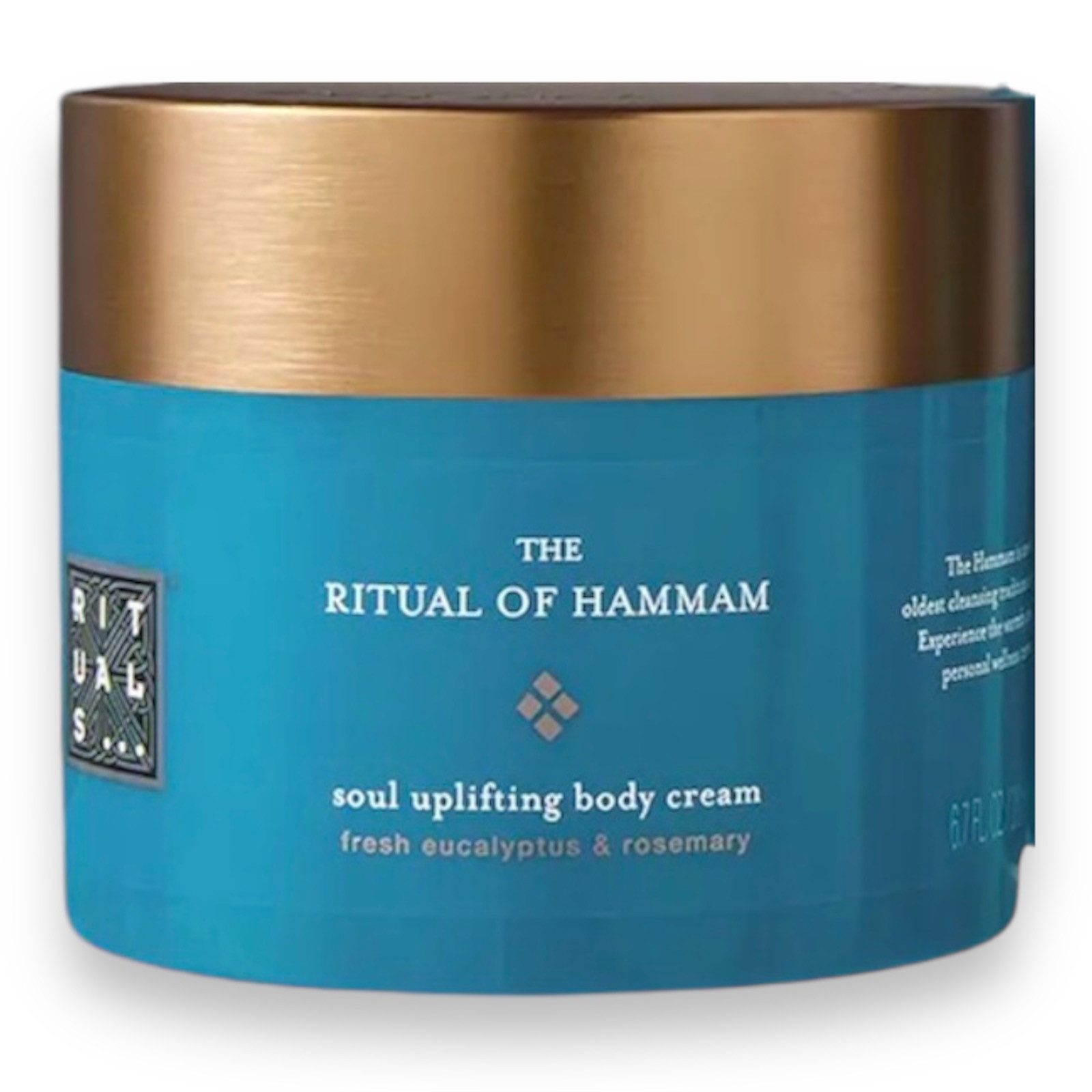 Rituals Körpercreme The Ritual of Hammam Body Cream 200 ml, Mit pflegendem Arganöl & erfrischendem Eukalyptus