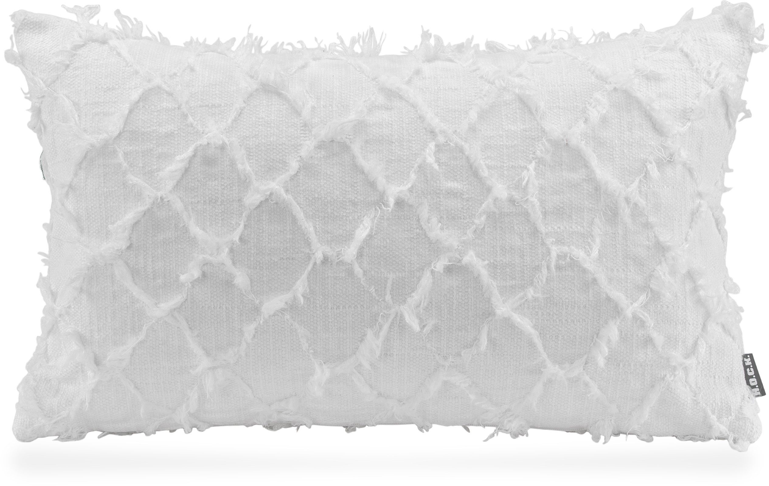 H.O.C.K. Dekokissen Nuvole, Sofakissen inkl. Füllung, mit Fransen, Boho-Style