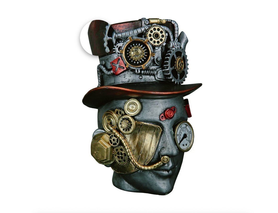 Brillibrum Dekofigur Zahnrad Design Steampunk Skulptur günstig online kaufen