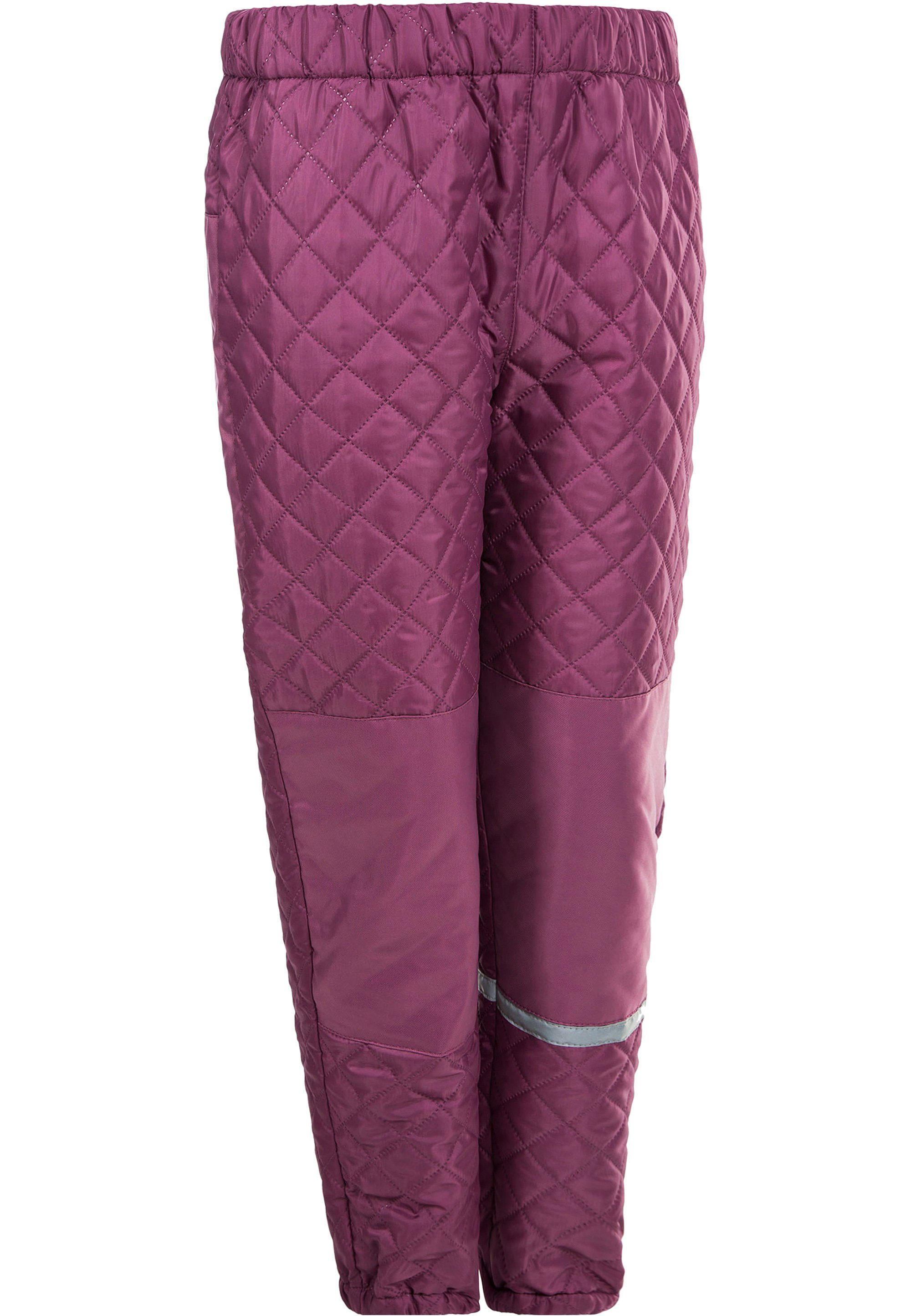 ZIGZAG Skianzug Tiger, wärmender Steppung fuchsia mit