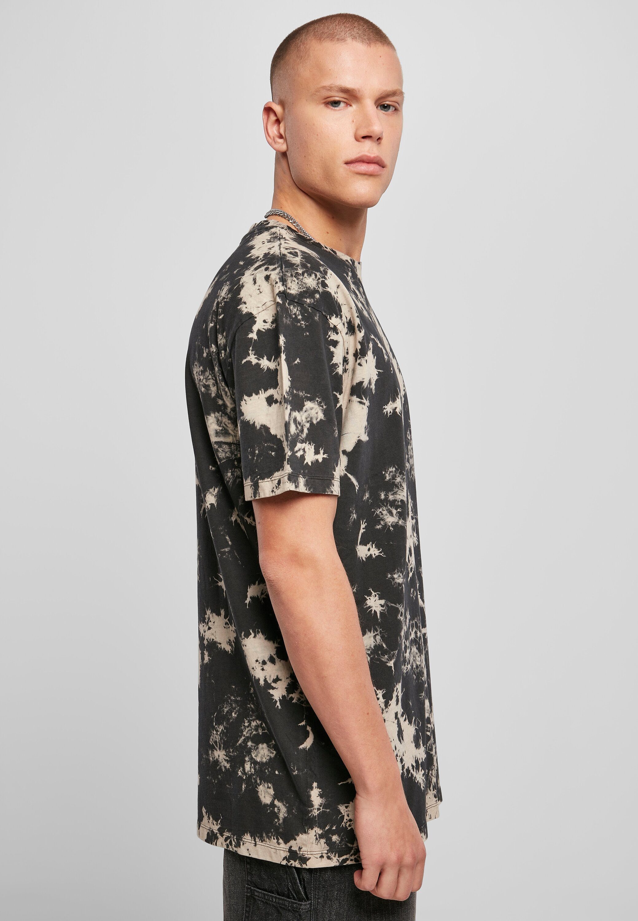 Herren T-Shirt Bleached URBAN CLASSICS Oversized Tee (1-tlg)