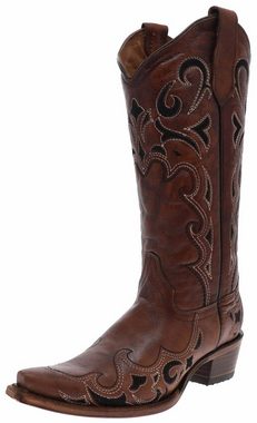 Corral Boots L5247 Braun Cowboystiefel Rahmengenähter Damen Westernstiefel