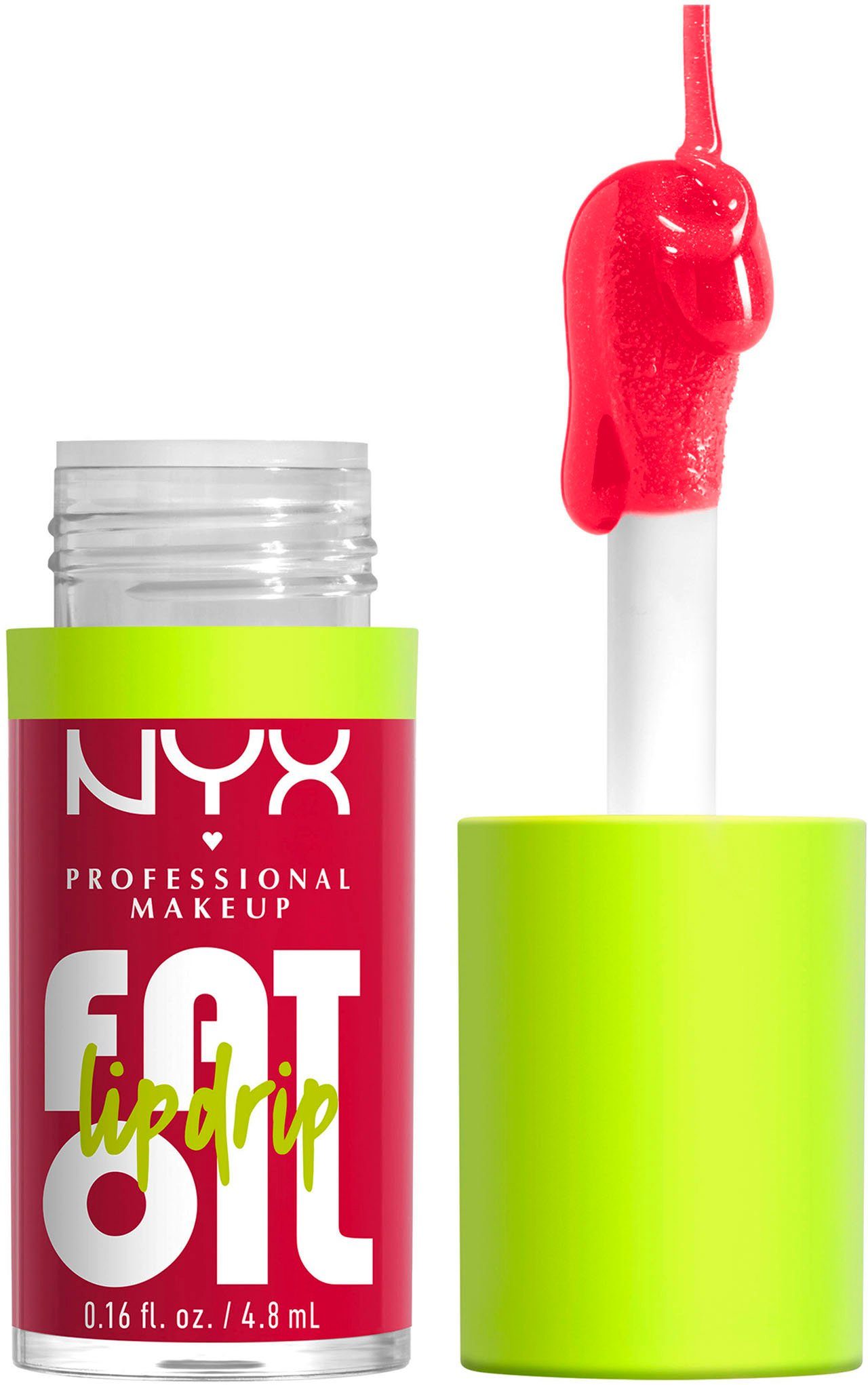 NYX PROFESSIONAL MAKEUP Lipgloss FAT OIL LIP DRIP, mit intensiv-schimmerndem Finish, individuell aufbaubare Farbe
