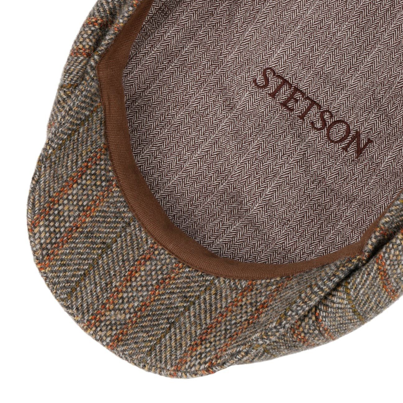 Stetson Flat Cap (1-St) Schirmmütze mit Schirm, Made in the EU