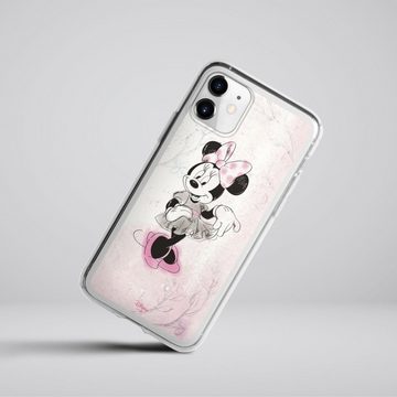 DeinDesign Handyhülle Minnie Mouse Disney Vintage Minnie Watercolor, Apple iPhone 11 Silikon Hülle Bumper Case Handy Schutzhülle