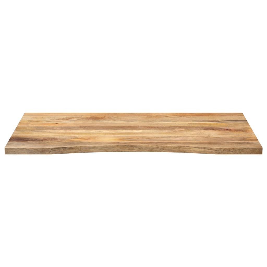vidaXL Tischplatte Schreibtischplatte mit Aussparung 110x80x2,5cm Massivholz